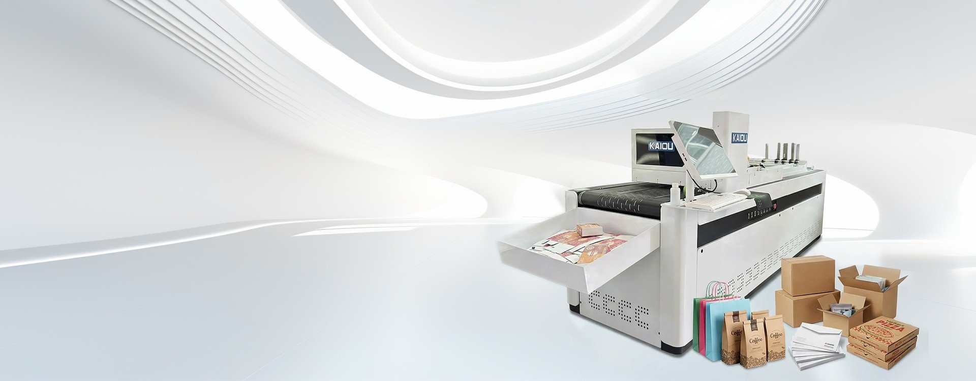 Single pass package printer