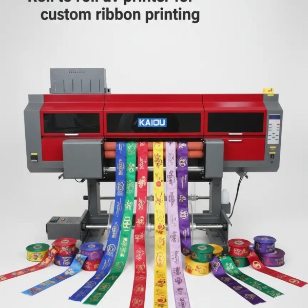Epson i3200 Roll to roll uv printer on ribbon: KAIOU uv printer Manufacturer
