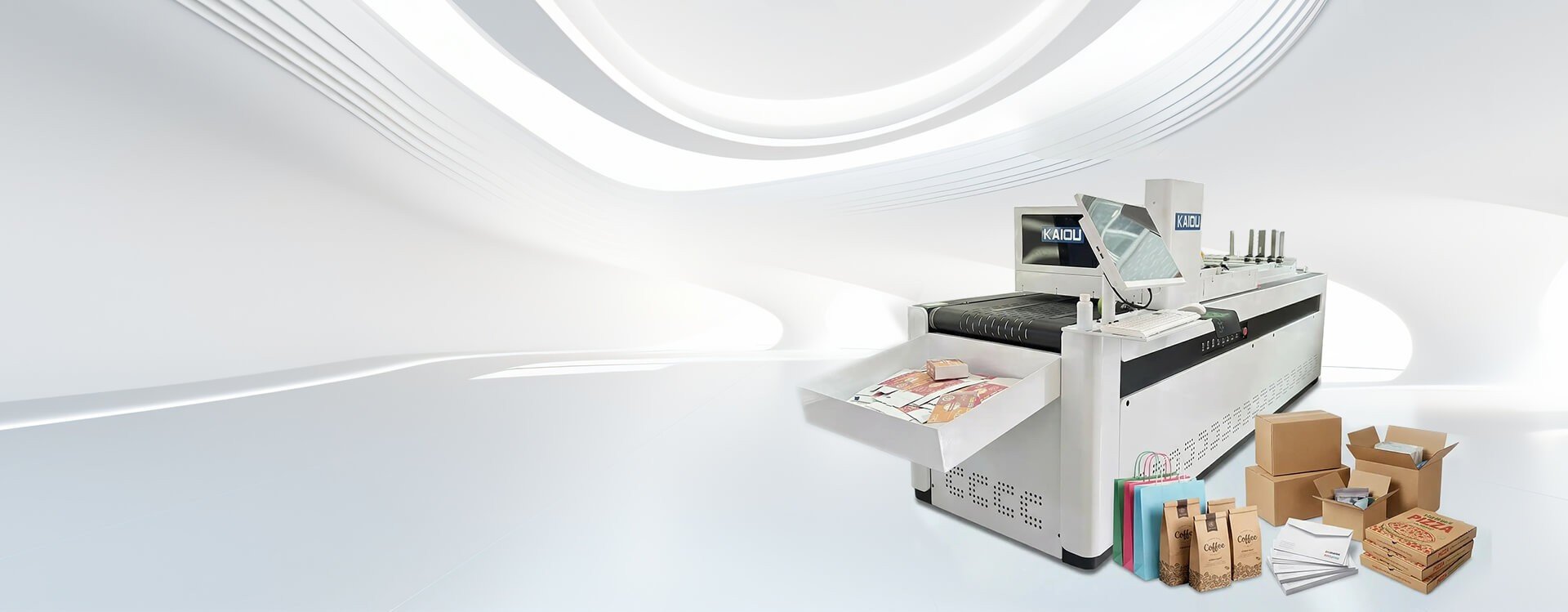 Single pass package printer