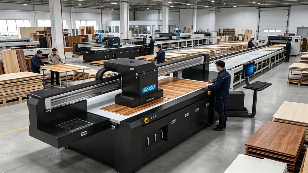 Furniture factory using industrial UV printers for wood grain cabinet production.jpg