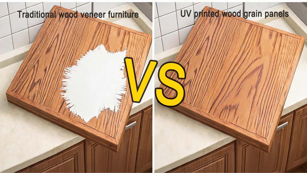 Comparison between traditional wood veneer furniture and UV printed wood grain panels.jpg