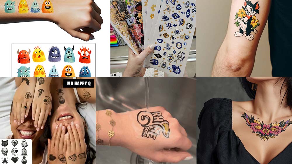 Customer testing customized tattoo sticker samples with digital printing equipment supplier.jpg Customer testing customized tattoo sticker samples with digital printing equipment supplier.jpg