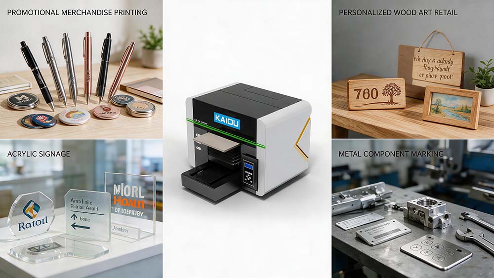 Four industry applications of KAIOU UV printer: promotional gifts retail.jpg Four industry applications of KAIOU UV printer: promotional gifts retail.jpg