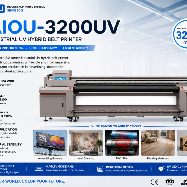 KAIOU 3200mm UV Hybrid Printer