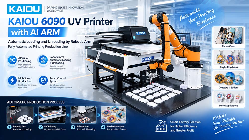 KAIOU 6090 UV flatbed printer demonstrating customized product printing to overseas buyers.jpg KAIOU 6090 UV flatbed printer demonstrating customized product printing to overseas buyers.jpg