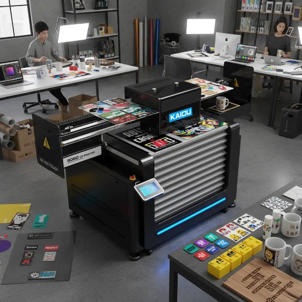KAIOU 9060 UV Flatbed Printer – Standard & CCD Vision Pro Version
